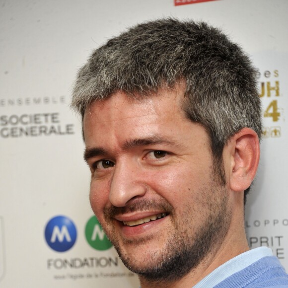 Le chanteur Grégoire - 10ème édition des Trophées APAJH (Association Pour Adultes et Jeunes Handicapés) 2014 au Carrousel du Louvre à Paris le 17 novembre 2014.