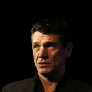 Exclusif - Le chanteur Marc Lavoine inaugure sa statue de cire au Musée Grévin à Paris le 1er février 2016. ©Denis Guignebourg/Bestimage