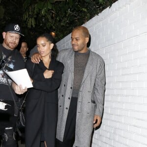 Zoe Kravitz et son compagnon Twin Shadow arrivent à une fête au Château Marmont à Hollywood le 29 janvier 2016. © CPA / BESTIMAGE