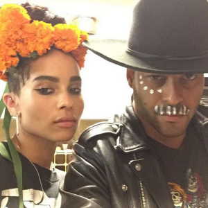 Twin Shadow a publié sur sa page Instagram une photo de lui et son amoureuse Zoë Kravitz, au mois d'octobre 2015.