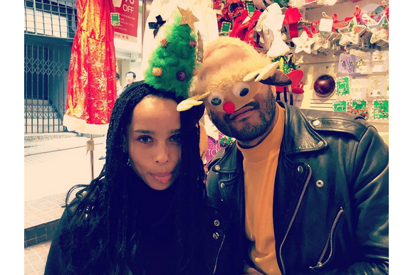 Zoë Kravitz a publié une photo avec son chéri Twin Shadow sur sa page Instagram, au mois de décembre 2015.
