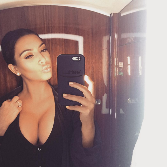 Photo de Kim Kardashian publiée le 11 janvier 2016.