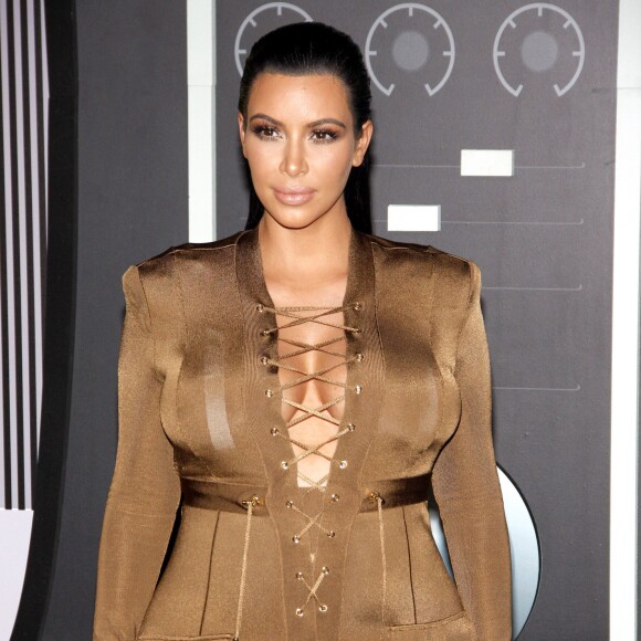 Kim Kardashian (enceinte) - MTV Video Music Awards 2015 à Los Angeles le 30 août 2015.