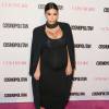 Kim Kardashian enceinte à la soirée du 50ème anniversaire du magazine ‘Cosmopolitan' à West Hollywood, le 12 octobre 2015.
