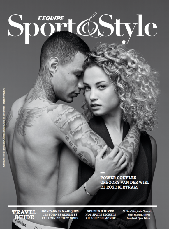 La couverture du magazine "Sport & Style" avec Gregory Van der Wiel et sa compagne - février 2016