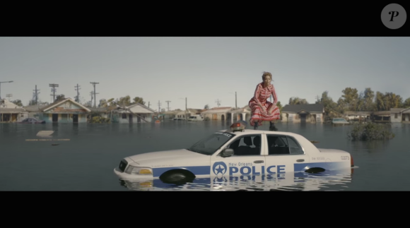 Image extraite du clip de Beyoncé - Formation - février 2016.