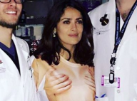 Salma Hayek "topless" à l'hôpital après un incident