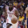 James Harden lors de la rencontre entre les Houston Rockets et les Los Angeles Lakers à Houston, le 8 janvier 2014