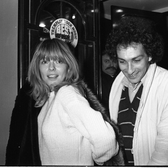 France Gall et Michel Berger - Anniversaire de la creation du Golf Drouot. Beaucoup de debutants sont venus faire acte de presence pour remercier les fondateurs. Le 14 novembre 1980