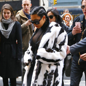 Kim Kardashian à New York, le 10 février 2016.