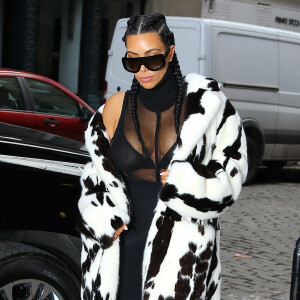 Kim Kardashian à New York, le 10 février 2016.