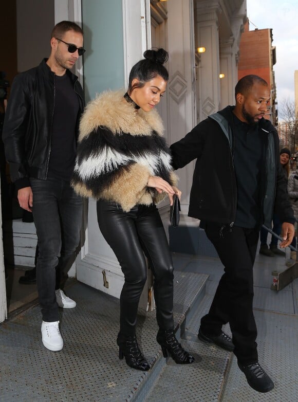 Kourtney Kardashian à SoHo, New York, le 10 février 2015.