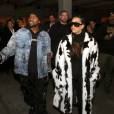 Kanye West et Kim Kardashian assistent à la soirée de lancement du Yeezy Season 2 Zine à New York. Le 10 février 2016.