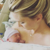 Heather Morris a donné naissance à son deuxième enfant, Owen Bartlett Hubbell, le 11 février 2016. Photo publiée sur Instagram.