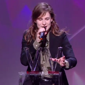 Le duo de réalisateurs JACK décroche la Victoire du meilleur clip vidéo pour Christine de Christine and The Queens - Victoires de la musique au Zénith de Paris, le 12 février 2016.
