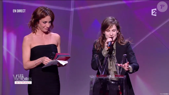 Le duo de réalisateurs JACK décroche la Victoire du meilleur clip vidéo pour Christine de Christine and The Queens - Victoires de la musique au Zénith de Paris, le 12 février 2016.