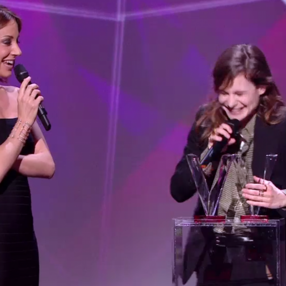 Le duo de réalisateurs JACK décroche la Victoire du meilleur clip vidéo pour Christine de Christine and The Queens - Victoires de la musique au Zénith de Paris, le 12 février 2016.