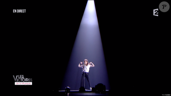 Christine and The Queens - Victoires de la musique au Zénith de Paris, le 12 février 2016.
