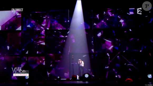 Christine and The Queens - Victoires de la musique au Zénith de Paris, le 12 février 2016.