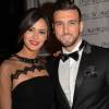 Leila et Aymeric (Secret Story 8), à la Cigale à Paris, le 6 janvier 2015 pour les Lauriers TV Awards.