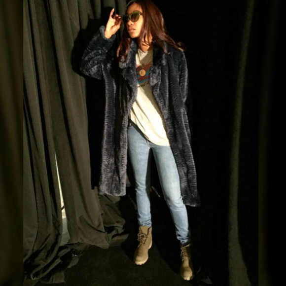 Melissa Forde lors du défilé de Rihanna, Fenty x Puma, à New York durant la Fashion-Week, le 12 février 2016