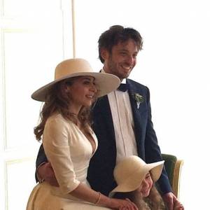 Photo du mariage de Julie Zenatti avec Benjamin Bellecour - février 2016