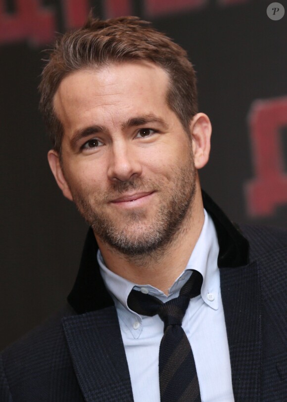 Ryan Reynolds en conférence de presse pour le film "Deadpool" à Moscou. Le 25 janvier 2016