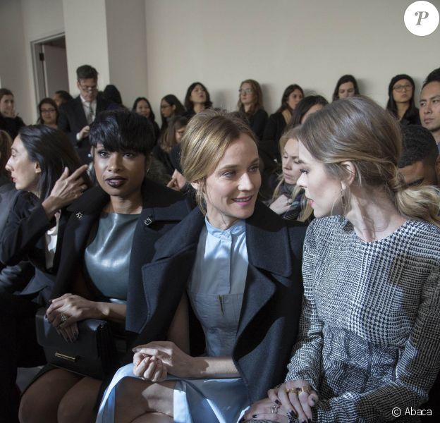 Jennifer Hudson, Diane Kruger et Jamie Chung - Défilé Jason Wu (collection automne-hiver 2016-2017) à New York, le 12 février 2016.