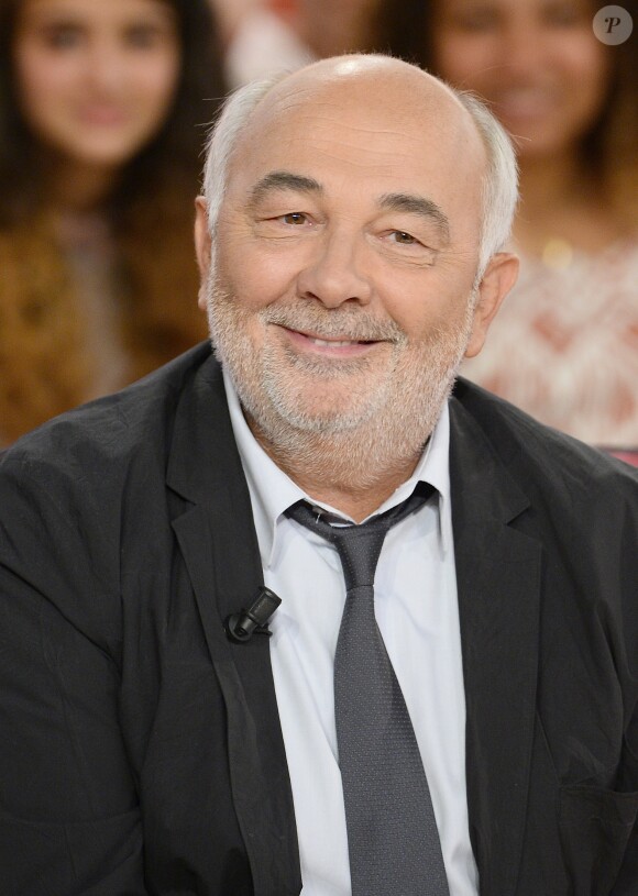 Gérard Jugnot - Enregistrement de l'émission "Vivement Dimanche" le 1er octobre 2014.
