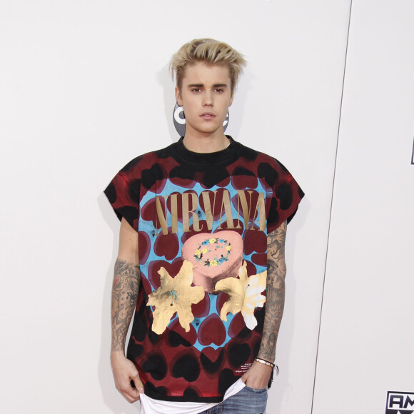 Justin Bieber à 43ème cérémonie annuelle des "American music awards" à Los Angeles le 23 novembre 2015.