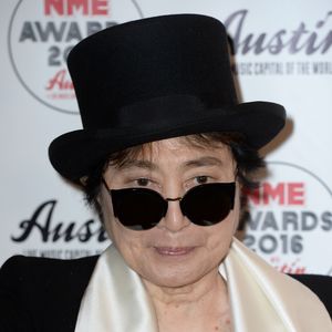 Yoko Ono aux NME Awards à l'O2 Brixton Academy à Londres, le 17 février 2016.