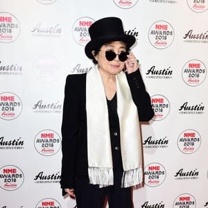 Yoko Ono aux NME Awards à l'O2 Brixton Academy à Londres, le 17 février 2016.