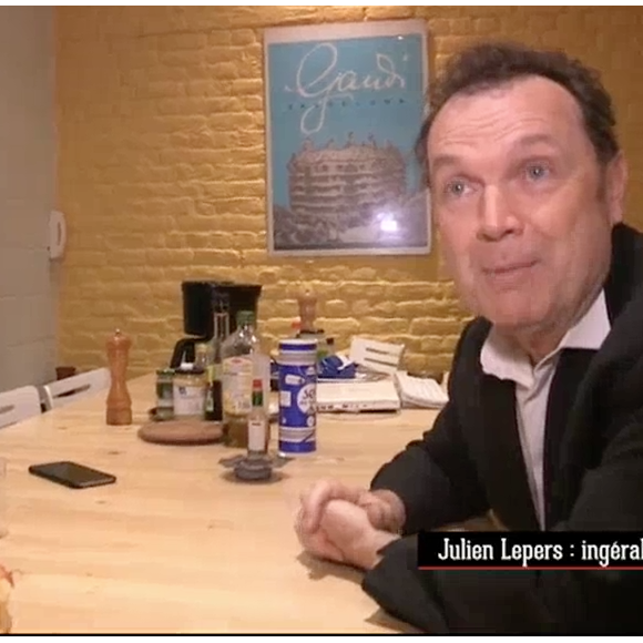 Julien Lepers ingérable ? Son fils Guillaume répond dans "Le Supplément" de Canal+, le 21 février 2016.