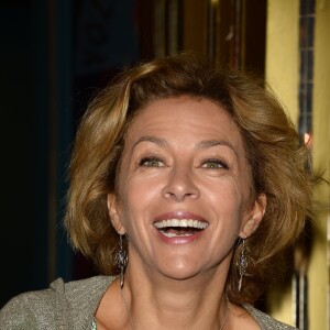 Corinne Touzet - Présentation de la saison 2015/2016 par le Syndicat National du Théâtre Privé aux Folies Bergère à Paris. Le 8 septembre 2015.