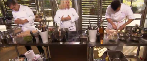 Michel Sarran et Hélène Darroze dans Top Chef, le lundi 22 février 2016, sur M6