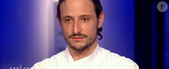 Pierre Meneau éliminé dans Top Chef, sur M6, le lundi 22 février 2016