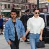 The Weeknd et Bella Hadid à New York, le 9 octobre 2015.
