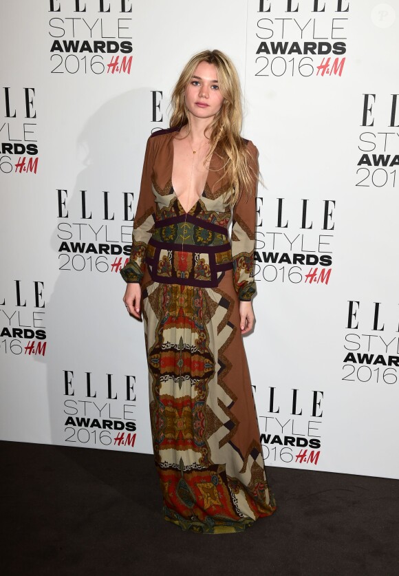 Immy Waterhouse - "Elle Style Awards 2016" au musée Tate Britain. Londres le 23 février 2016.