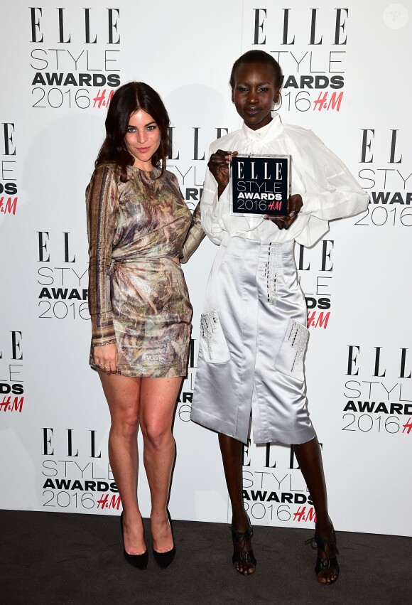 Julia Restoin-Roitfeld et Alex Wek - "Elle Style Awards 2016" au musée Tate Britain. Londres le 23 février 2016.