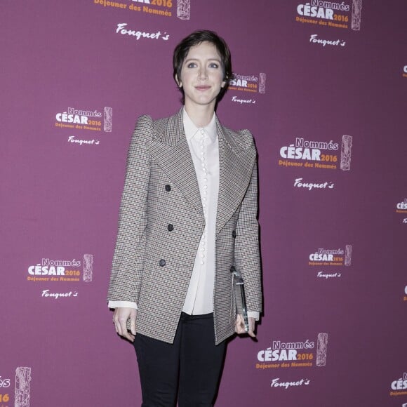 Sara Giraudeau au déjeuner des nommés aux César 2016 au Fouquet's à Paris, le 6 février 2016. © Lionel Urman/Bestimage
