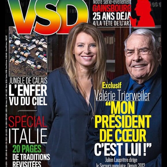 Valérie Trierweiler en couverture de VSD, le 25 février 2016