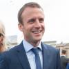 Emmanuel Macron et Brigitte Trogneux à Paris le 13 juillet 2015.