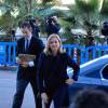 L'infante Cristina d'Espagne et son mari Iñaki Urdangarin arrivent au tribunal à Palma de Majorque le 24 février 2016 pour la suite du procès Noos, dans lequel tous deux sont sur le banc des accusés.