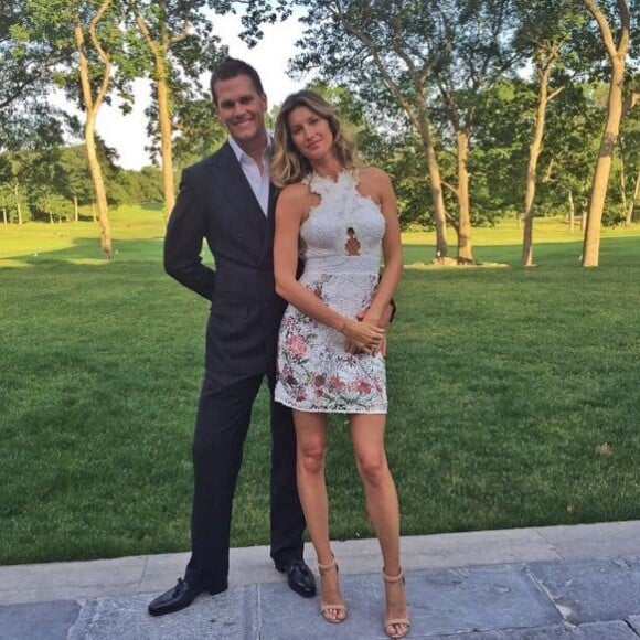 Tom Brady et Gisele Bundchen, sur Instagram. 2015