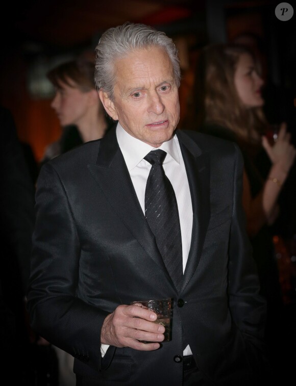 Michael Douglas - Invités au dîner des César au restaurant Fouquet's à Paris. Le 26 février 2016 © Stéphane Vansteenkiste / Bestimage