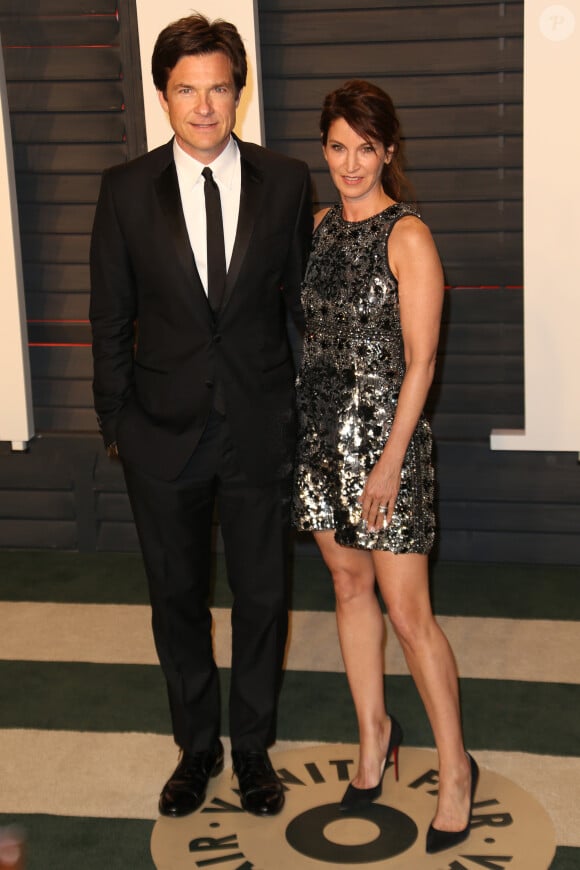 Jason Bateman et sa femme Amanda Anka à la soirée "Vanity Fair Oscar Party" après la 88ème cérémonie des Oscars à Hollywood. Le 28 février 2016