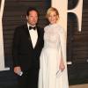 Elizabeth Banks et son mari Max Handelman à la soirée "Vanity Fair Oscar Party" après la 88ème cérémonie des Oscars à Hollywood. Le 28 février 2016