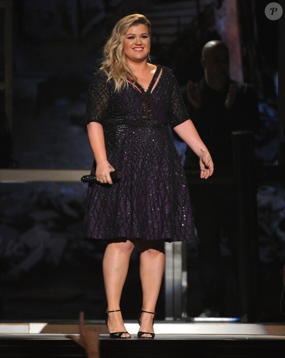 Kelly Clarkson sur la scène des Billboard Music Awards à Las Vegas, le 17 mai 2015