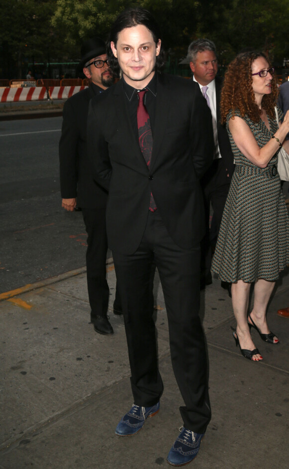Jack White lors de l' Avant-première du film "Frank'' à New York, le 5 août 2014.