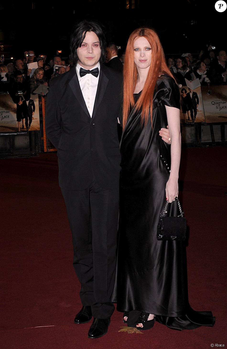 Jack White et Karen Elson à la première de &#039;Quantum Of Solace&#039; à Londres, le 29 octobre 2008